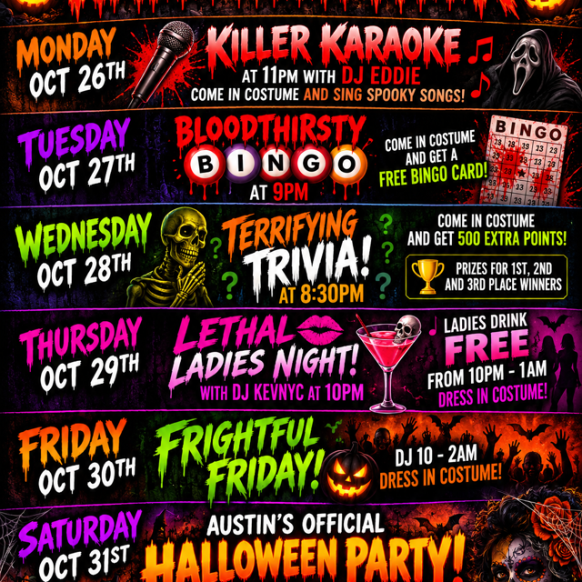 Halloween Events!