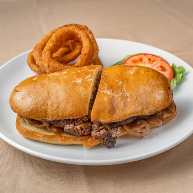 Sliced Steak Sandwich (Dinner).