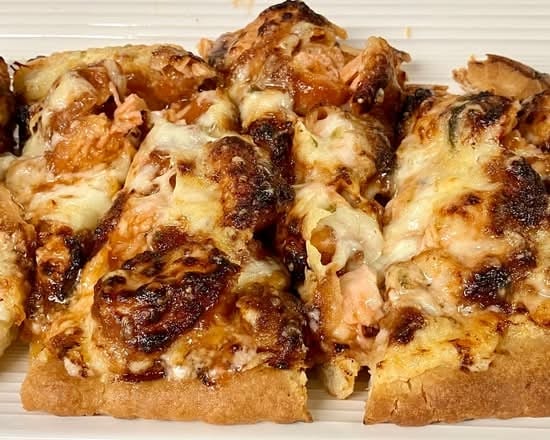 Buffalo Chicken Flatbread Dinner.